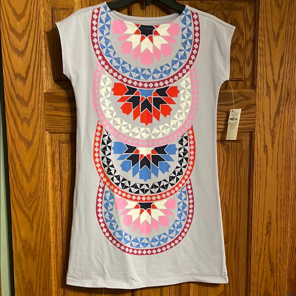 Tea Collection Mosaic Tile Graphic Dress